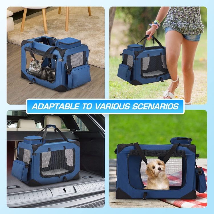 Soft pet carriers and cage fir cats and dogs (m, l, xl=