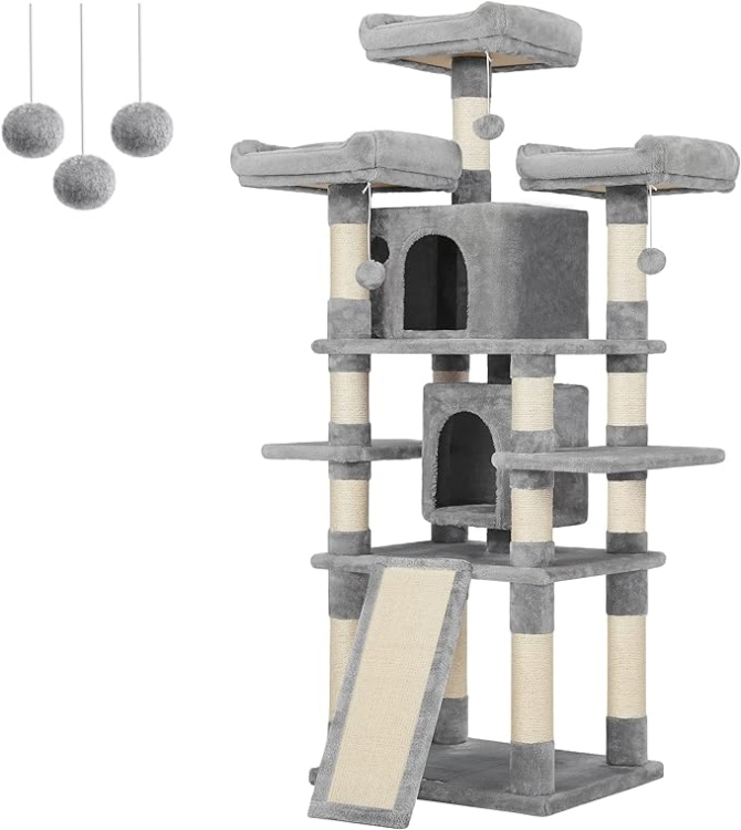 Feandrea Large Cat Tree Scratching Post 172 cm