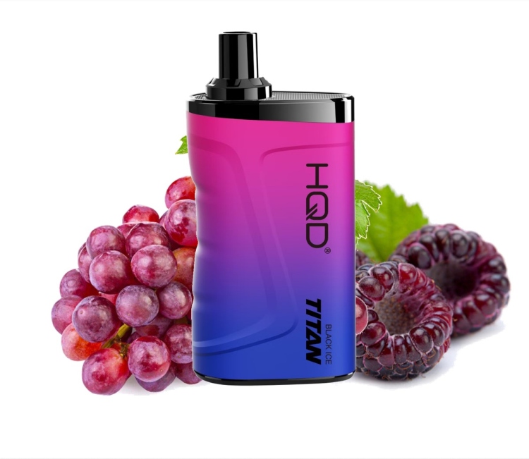 HQD TITAN Raspberry Grape  - 7000 Puff - Rechargeable, Disposable Vape 