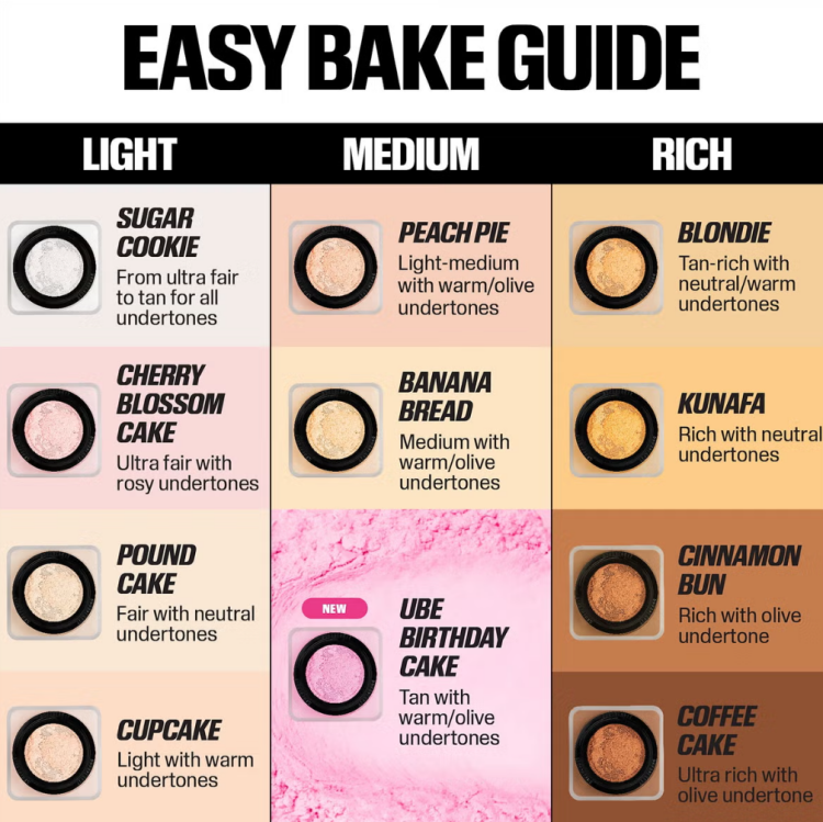 Huda Beauty, Easy Bake Loose Baking & Setting Powder 