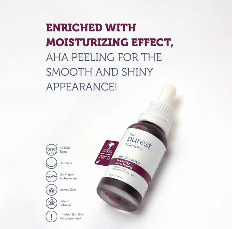 The Purest Solutions, Exfoliating Facial Peeling Solution