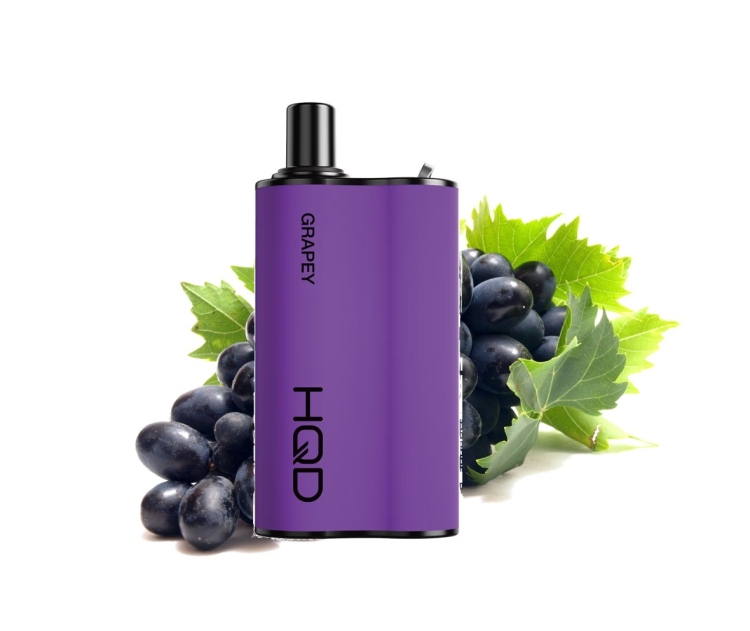 HQD HOT Grapey - 5500 Puff - Rechargeable, Disposable Vape 