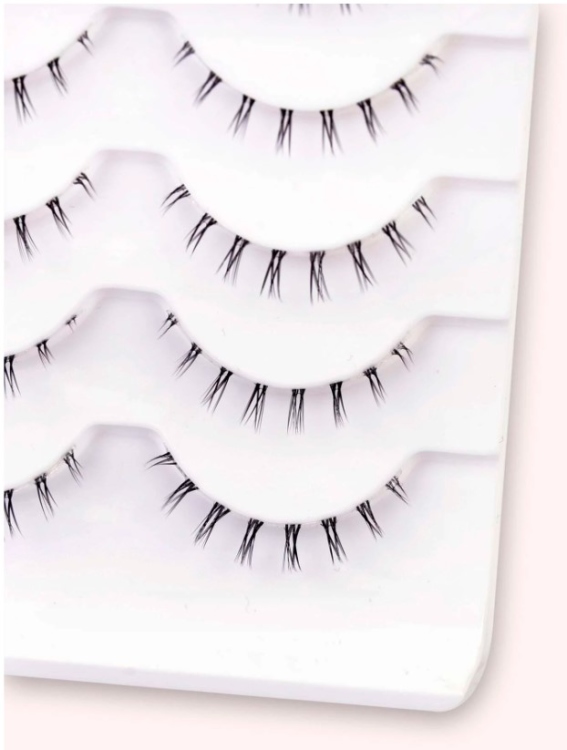5 pairs of false eyelashes رموش صناعية  5 أزواج