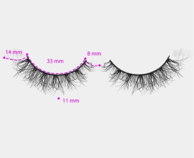 7 pairs of false eyelashes رموش صناعية 7 أزواج