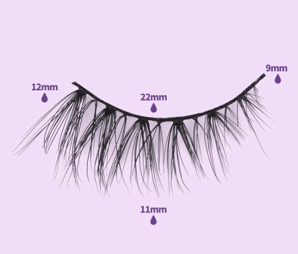 10 pairs of false eyelashes رموش صناعية 10 أزواج