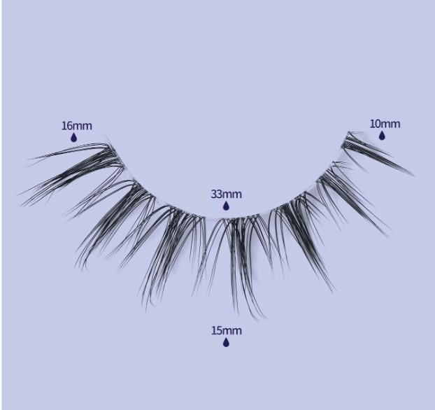 3 pairs of false eyelashes رموش صناعية 3 أزواج