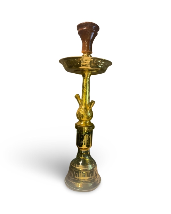 MAGDY  & JAMAL FARES Hookah - 22.5cm - All Gold Color