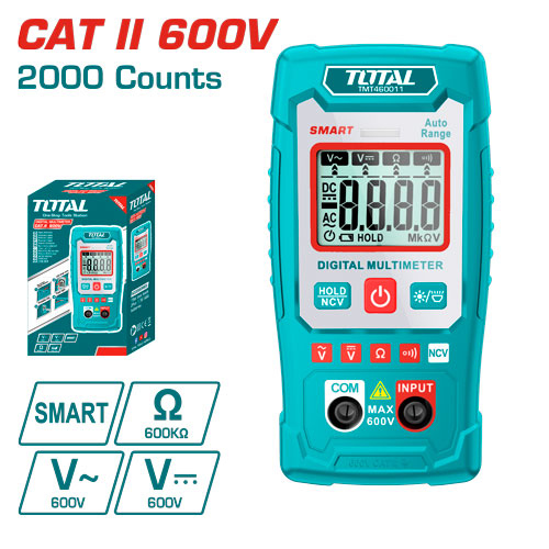 Total TMT460011 ملتي ميتر 600 فولت
