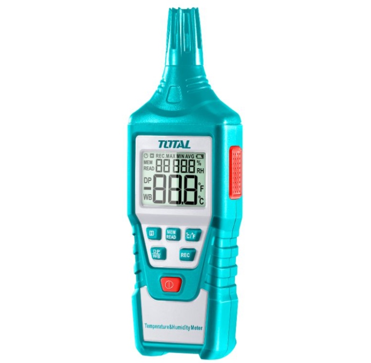 جهاز قياس الحراره والرطوبه TOTAL TETHT01 DIGITAL HUMIDITY&TEMPERATURE METER