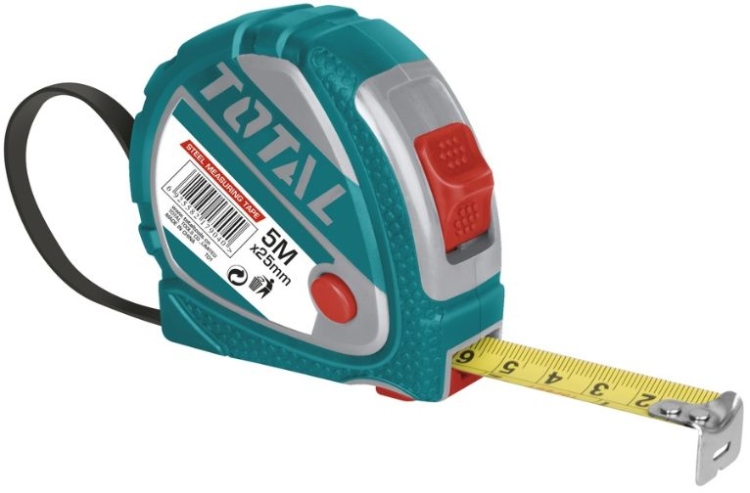 TOTAL TMT126051M Steel measuring tape 5mx19mm متر 