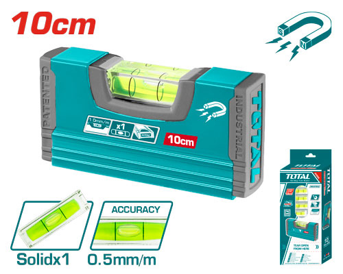 ميزان ماء مغناطيس 10 سم جيب TOTAL TMT20105M