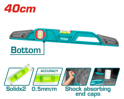 ميزان ماء 40 سم TOTAL TMT221406 Mini Spirit level