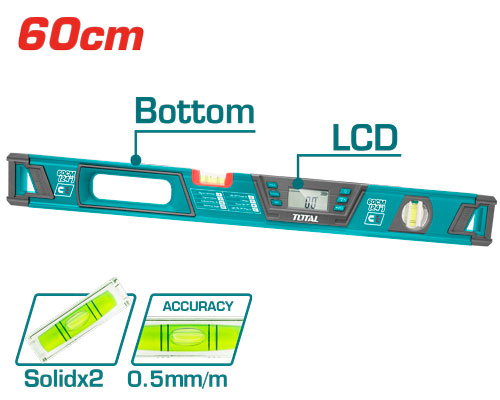 ميزان ماء 60 سم ديجتال TOTAL TMT2606D Digital level