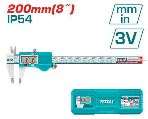  كاليبر ديجتال 20 سم TOTAL TMT322006 Digital Caliper 0-200MM