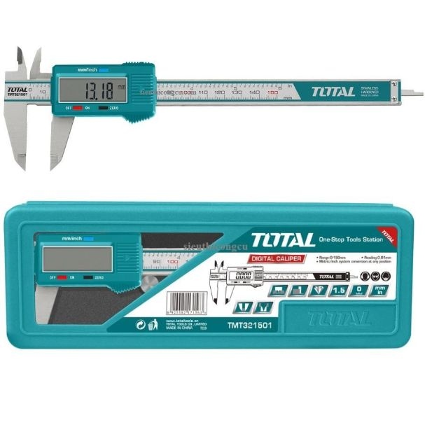 TOTAL TMT322001 Digital Caliper 0-200MM  كاليبر ديجتال