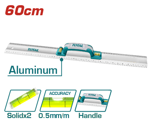 مسطره المنيوم TOTAL TMT222606
