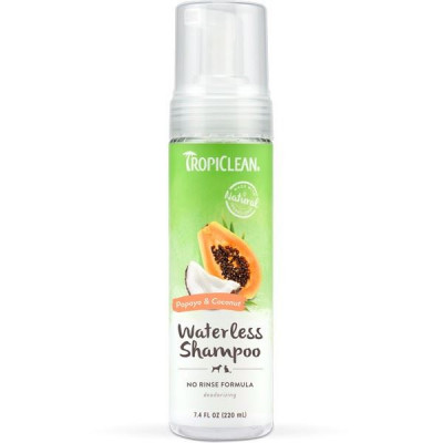 Tropiclean waterless shampoo papaya 220ml