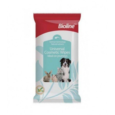 Bioline pet wipes 10pcs