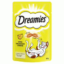 Dreamies treat salmon cheese