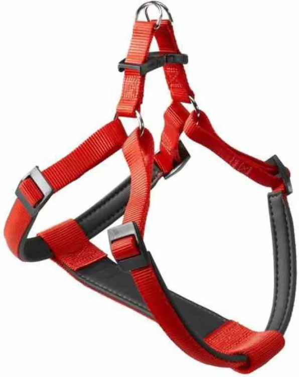 Ferplast Daytona P Dog Harness  (Medium, Red, Black)