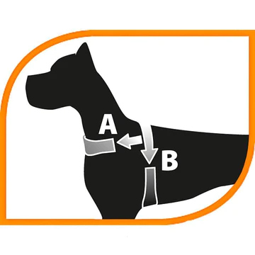 Ferplast Daytona P Dog Harness  (Large, Red, Black)