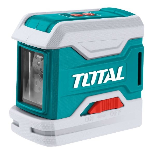 "TOTAL TLL156506 Self-Leveling Line Laser   جهاز ليزر 2 خط احمر Working Range: 0~15 m"