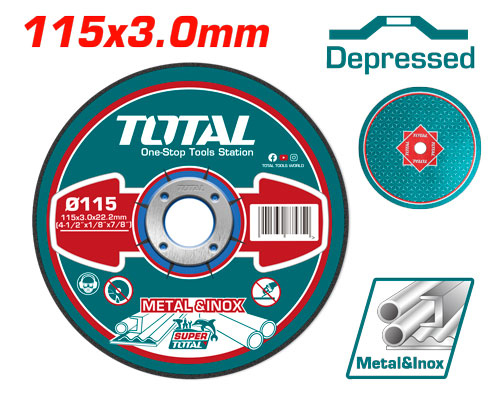 فيبر قص حديد 4.5" TOTAL TAC2211152