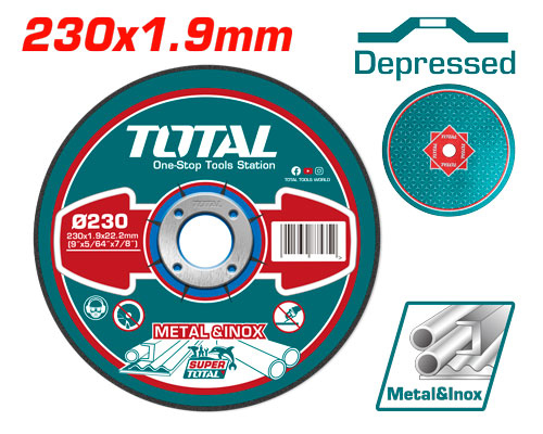 Total TAC2192302 فيبر قص حديد 9 انش