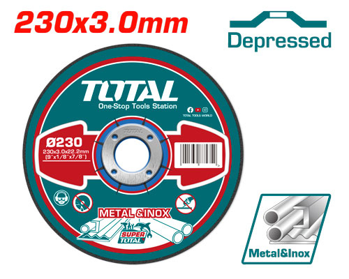 فيبر 9" فص حديد TOTAL TAC2212301HA Abrasive metal cutting disc