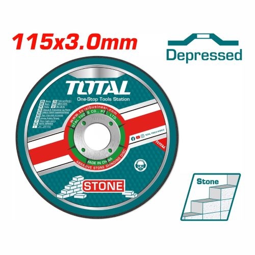 Total TAC2221151 فيبر قص حجر 4.5 انش 3 ملم