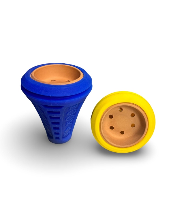 Hookah Silicone Bowl  +  (Pottery) - Assorted Colors