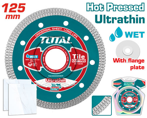 دسك رفيع للبورسلان 5" TOTAL TAC2181251HT