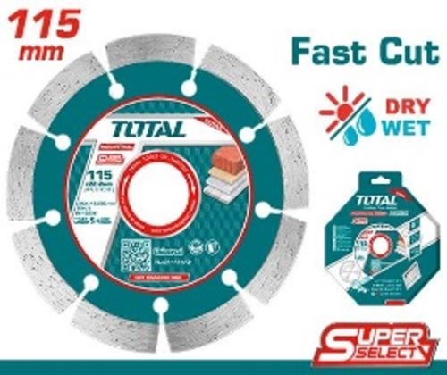 Total TAC21111512 Dry diamond disc دسك 4.5 انش مفتوح