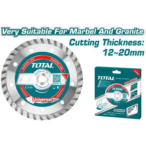 صينية رخام وجرانيت Total TAC2131151 Turbo diamond disc 4.5"