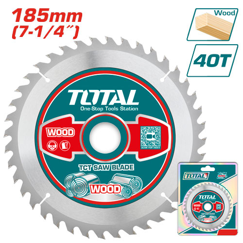 صينيه قص خشب 7.1/4" سن40 TOTAL TAC231415