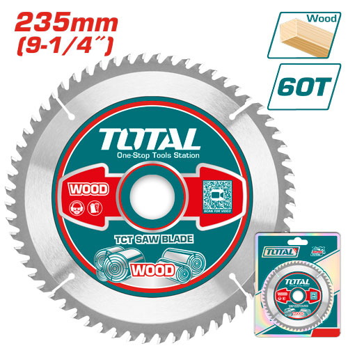 صينيه قص خشب 9.1/4" سن60 TOTAL TAC231623