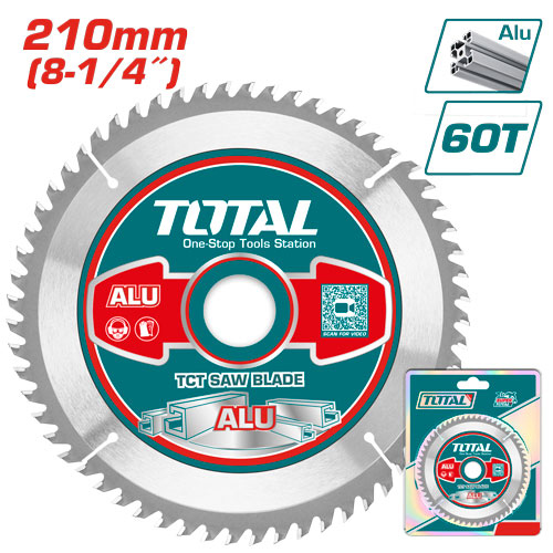 صينيه قص المنيوم 60 سن 8.1/4" TOTAL TAC233523 TCT