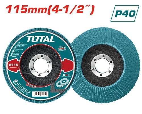 Total TAC641151 ورق حف مدرج 4.5 انش قياس 40