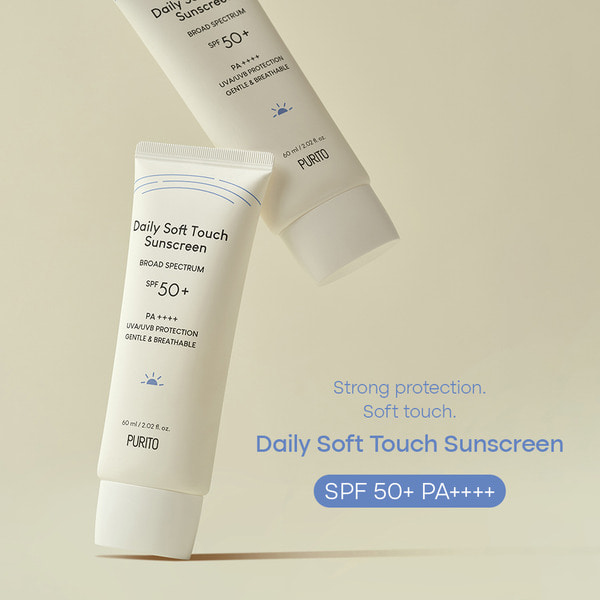 PURITO, Daily Soft Touch Sunscreen SPF 50+ PA++++