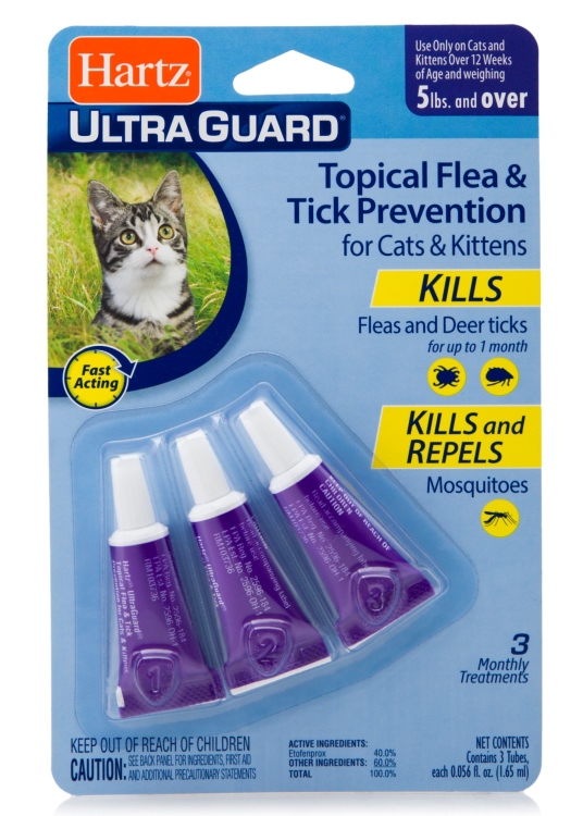 Hartz ultra guard flea & tick prevention