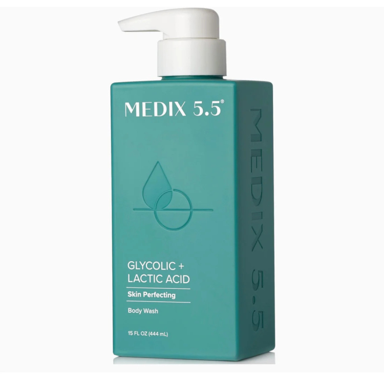 MEDIX 5.5 Glycolic + Lactic Acid Body Wash غسول الجسم ميديكس ب جليكوليك اسد + حمض اللاكتيك