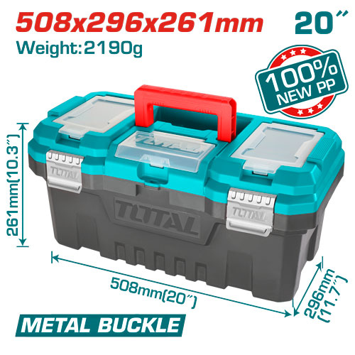 صندوق عده بلاستيك 20" TOTAL TPBX0202