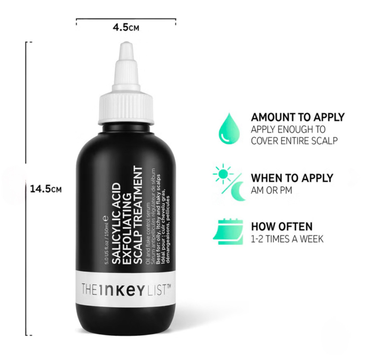 The INKEY List Salicylic Acid Exfoliating Scalp Treatment 150ml