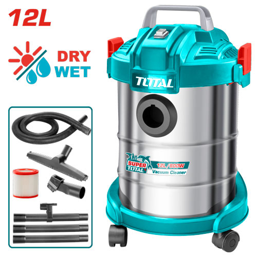 مكنسه صناعي  TOTAL TVC14122 Vacuum cleaner 800W 12L