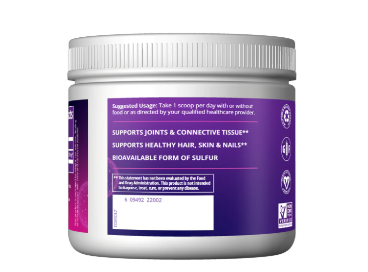 MRM Nutrition, MSM Crystals 1000 mg