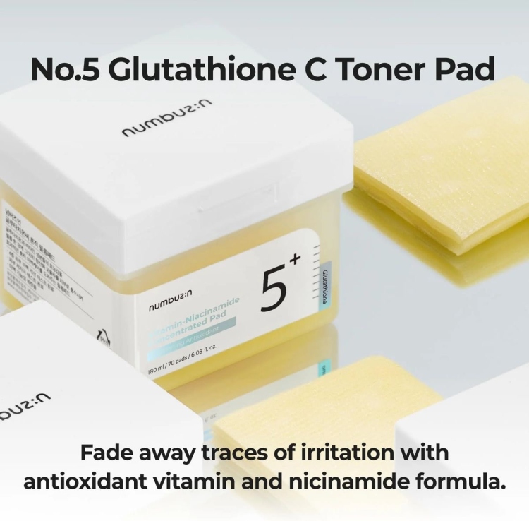 numbuzin - No.5 Vitamin-Niacinamide Concentrated Pad