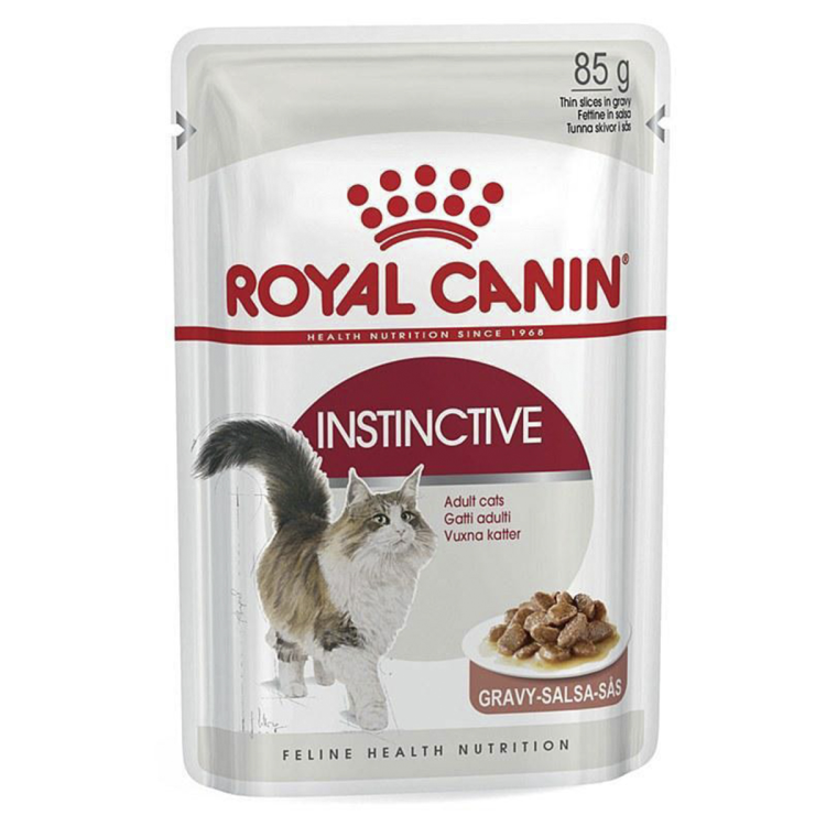 royal canin instinctive wet food  over seven years in gravy