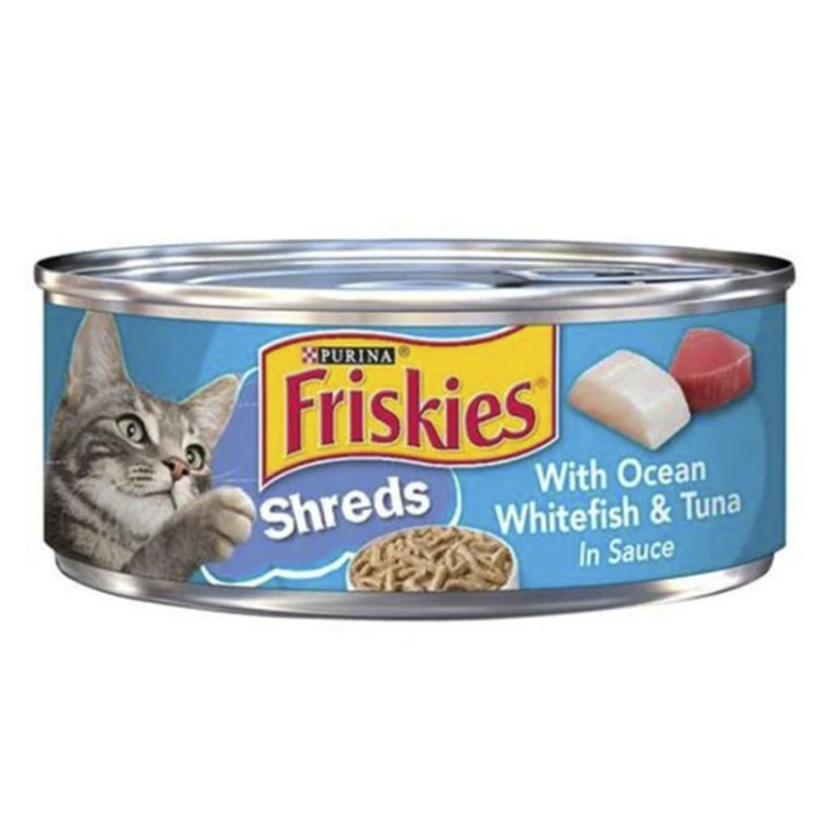 friskies wet food in gravy with ocean fish and tuna