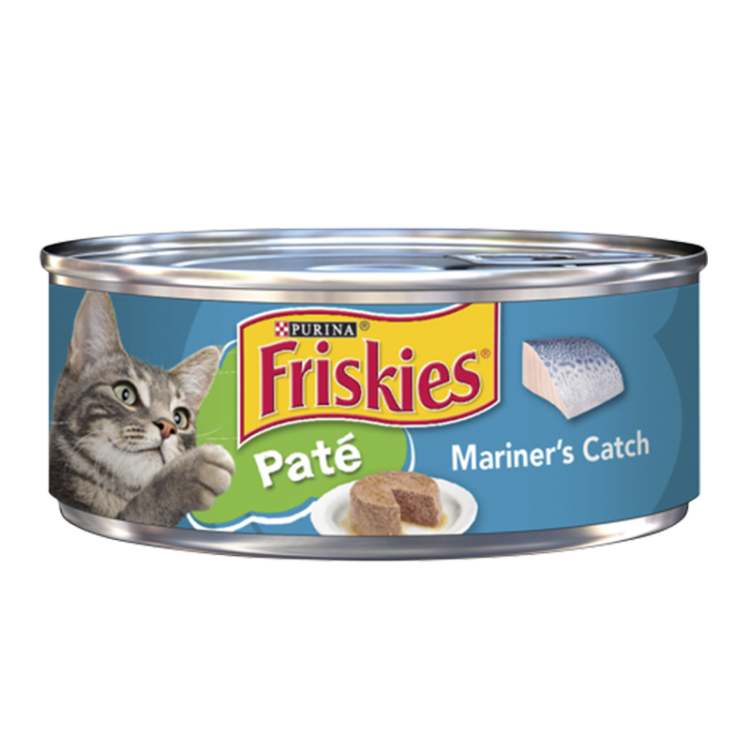 friskies pate wet food with mariner's catch