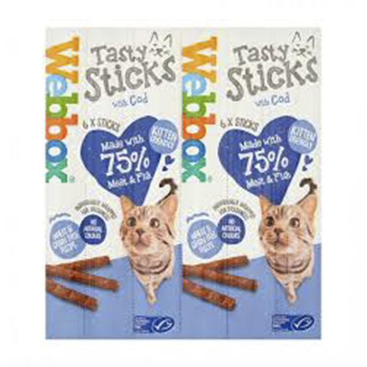 webbox tasty sticks with cod